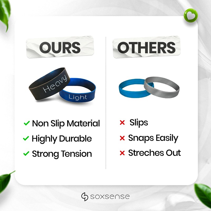 Soxsense Toe Stretcher Bands - Toe Spacers for Bunion Correction,