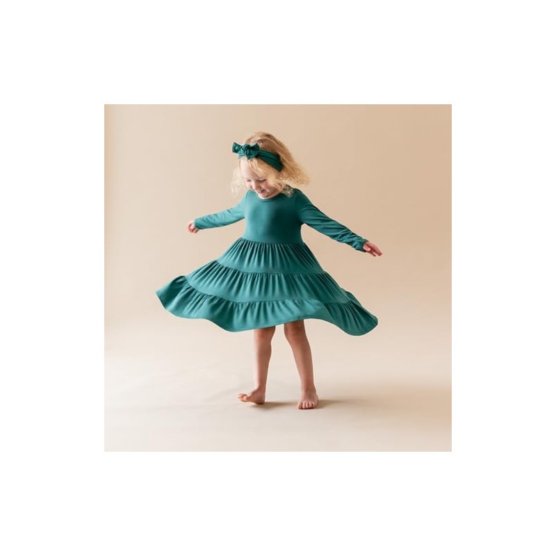 KYTE BABY Rayon Made From Bamboo Bow, (1-4T, Emerald)