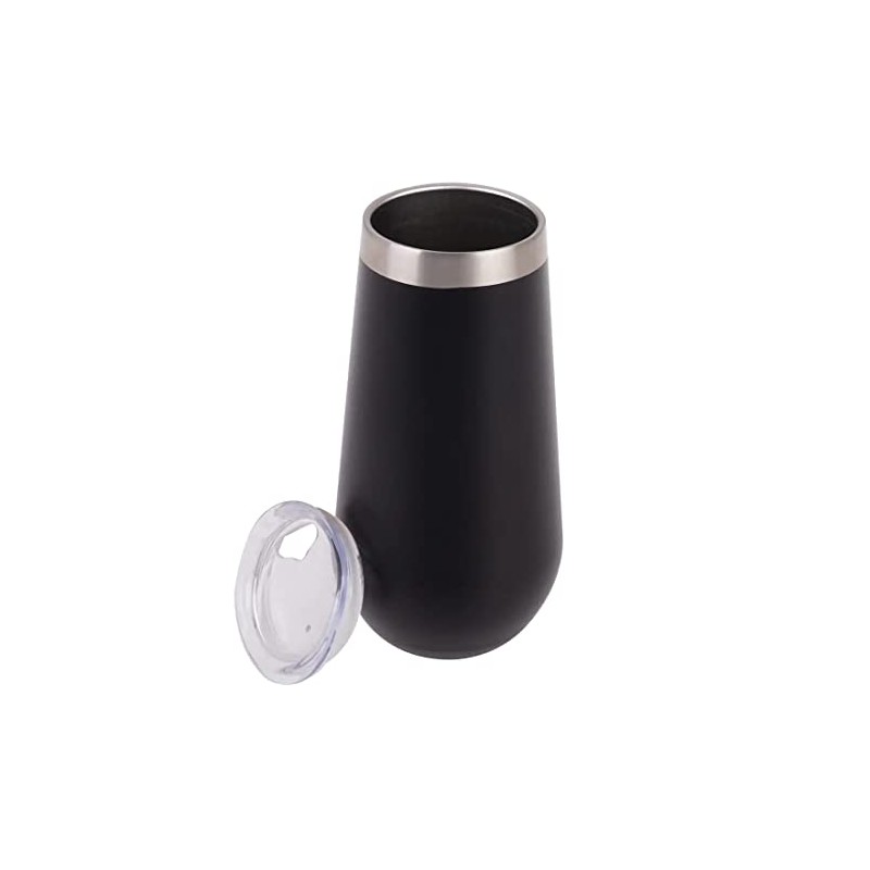 Oasis Stainless Steel Double Wall Insulated Champagne Flute 180Ml -