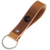 ELBERCRAFT® Leather Keyring Gift for Women or Men Vegetable Tanned