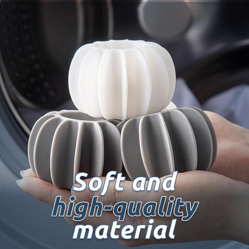 [Dr. Home Furnishing] Anti-tangle laundry balls, reusable soft silicone laundry