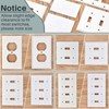 Tondiamo 43 Pcs Wall Plate Insulation and Draft Sealers Foam
