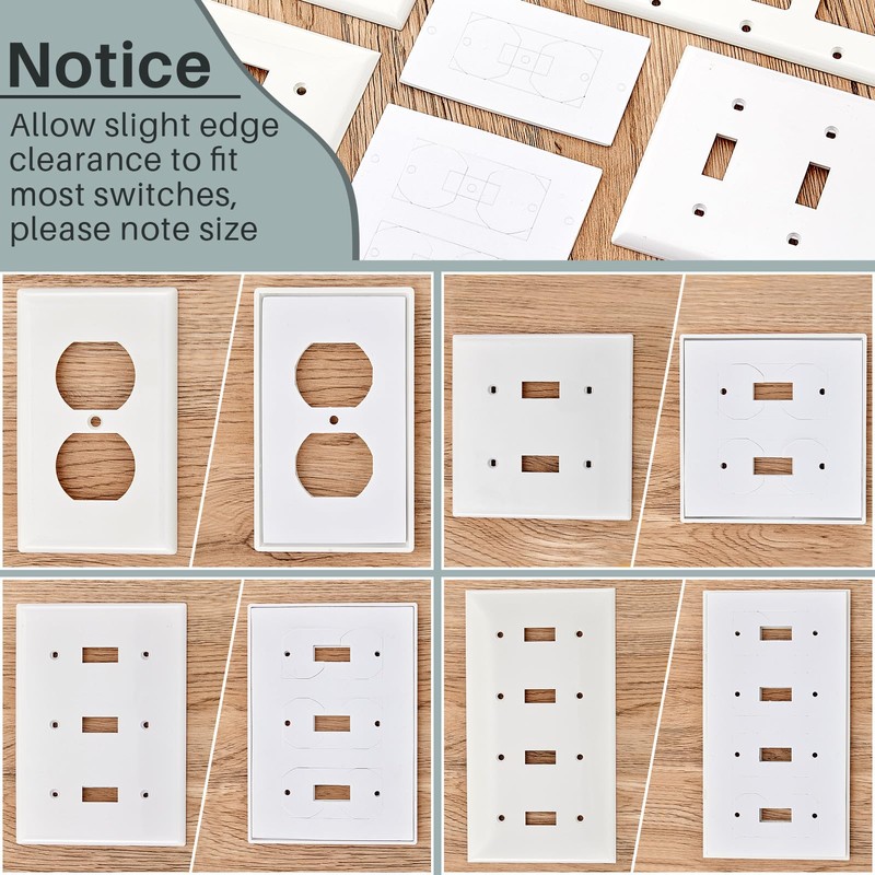 Tondiamo 43 Pcs Wall Plate Insulation and Draft Sealers Foam