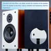 MECCANIXITY 8 Pcs Single Sided Speaker Isolation Feet Pads, 40mmx10mm
