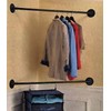 Hanging Bars 43" Iron Wardrobe Assistant Corner