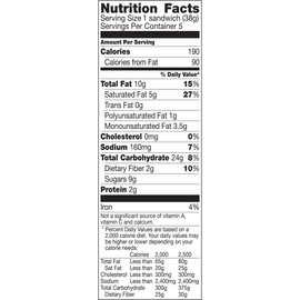 Nature Valley Toasted Coconut Biscuits with Coconut Filling, 1.35 oz, 5 ct