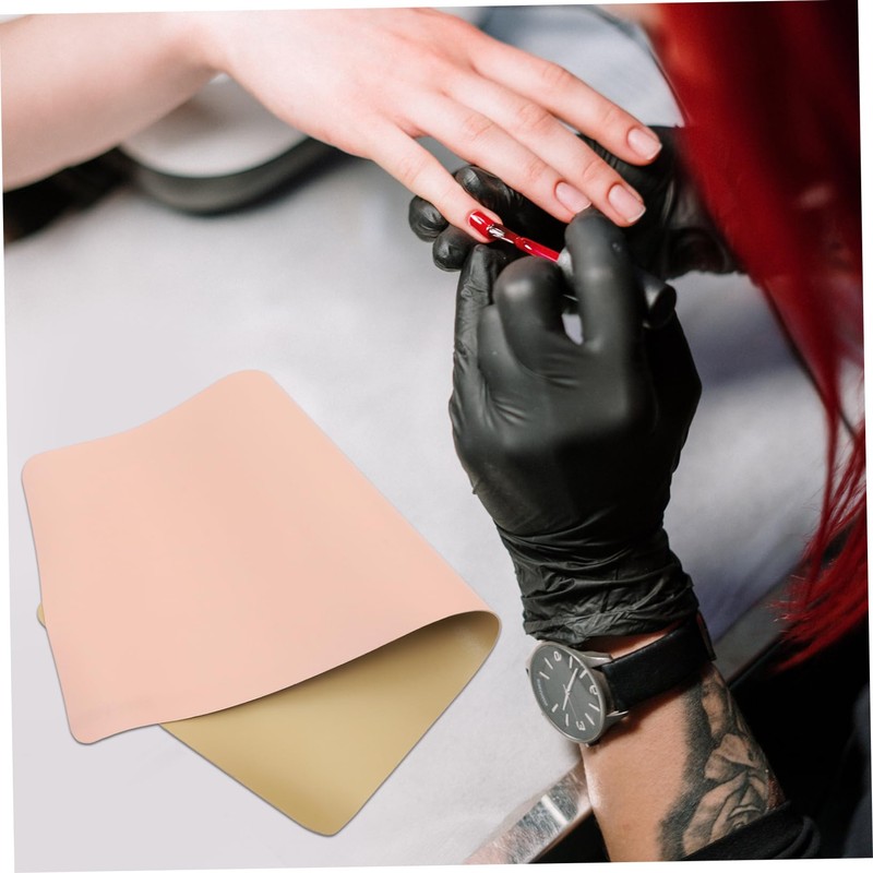 FOMIYES Nail Arm Rest Cushion Soft Pu Nail Table Pad