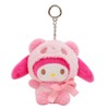 5Pcs Anime Figure Plush Toy Keychain Set Cute Stuffed Animal
