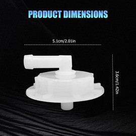 Lyxheth Coolant Reservoir Overflow Tank Cap, Radiator Coolant Cap, Expansion Tank Cap with Joint, Plastic Engine Coolant Expansion Reservoir Cap Fit for Honda Accord Civic Pilot Replace #19106-RNA-A48