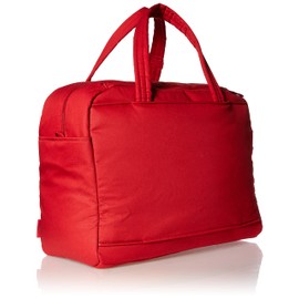 Vera Bradley Women's Cotton Utility Travel Bag, Cardinal Red - Recycled Cotton, One Size