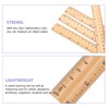 iplusmile 30 Pieces Wooden Ruler Hardwood Measuring Stick Training Aid