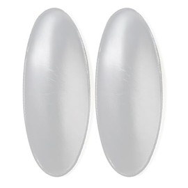 FTEOYEL Body Shaper Silicone Calf and Hip Pads, Set of 2, Adhesive Backing Orange (Transparent, Standard)