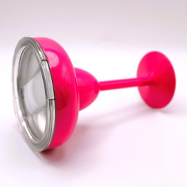 Margarita Stainless Steal Tumbler with Lid, Insulated Drink Cup, Pool Party Gift Mug, Beach Vacation Water Holder, Outdoor Patio Party, Ice Cold Cocktail, Break Resistant Wine Glass (Pink)