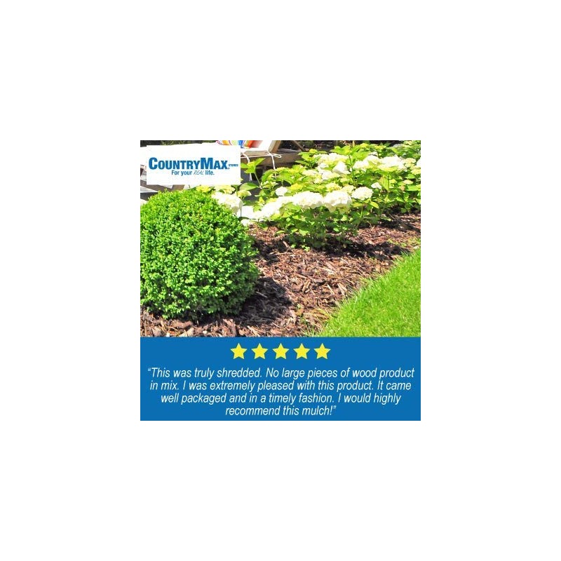 CountryMax Natural Shredded Hardwood Mulch, 2 Cu. Ft.