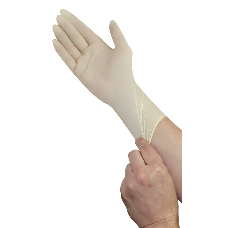 Medi-Inn 04602027 Single Use Disposable Latex Premium Powder-free 100 Gloves
