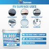 Waterproof Sealant Black Waterproof Coating 35oz Leak Repair Coating for