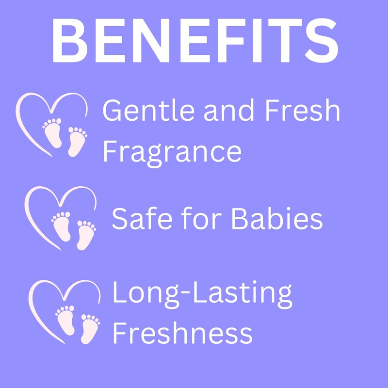 Para Mi Bebe 3 Baby Cologne 8.3 oz./250 ml (Violet)