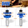SMJXTOP 2Pcs Shaker Style Rail and Stile Router Bits Set