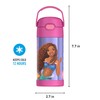 THERMOS FUNTAINER - Botella de pajita para niños, de acero