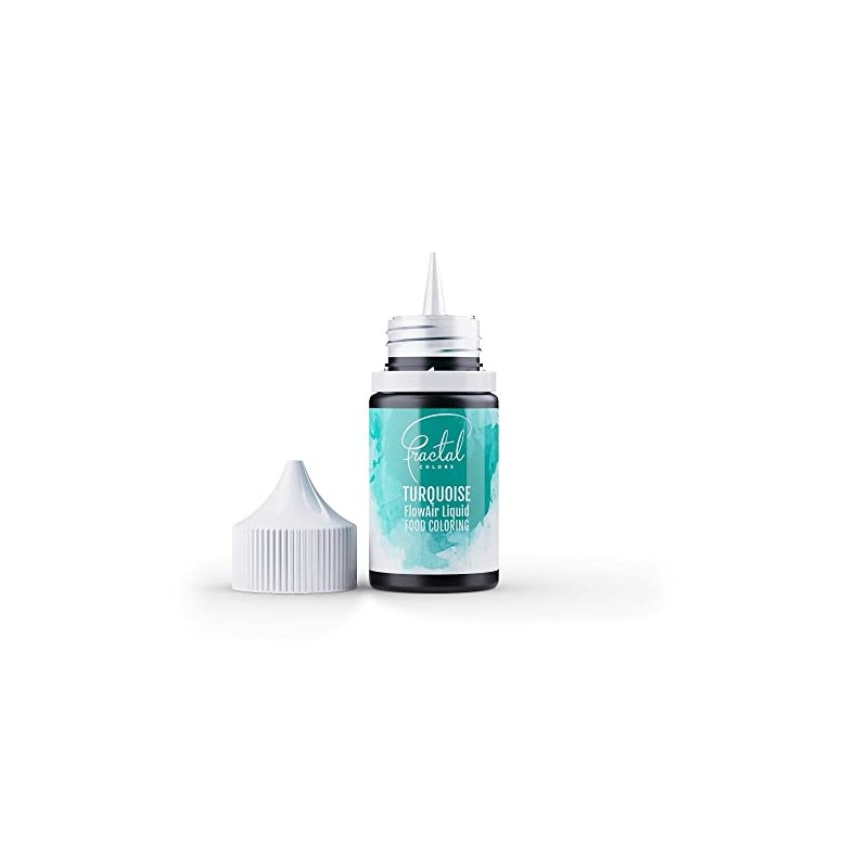 Fractal Colours FlowAir Airbrush Liquid Food Colouring 30ml White Snow