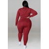 CLOCOR Two Piece Outfits for Women Long Sleeve Workout Sets