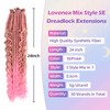 Lovenea 24 Inch 3 In 1 Synthetic Hair Dreadlock Extensions