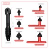 Ratchet Drill Chuck Key Wrench Set – 2-in-1 Single-Head Handle
