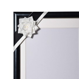FUJICOLOR 905339 Portrait Picture Frame, Ribbon, Black