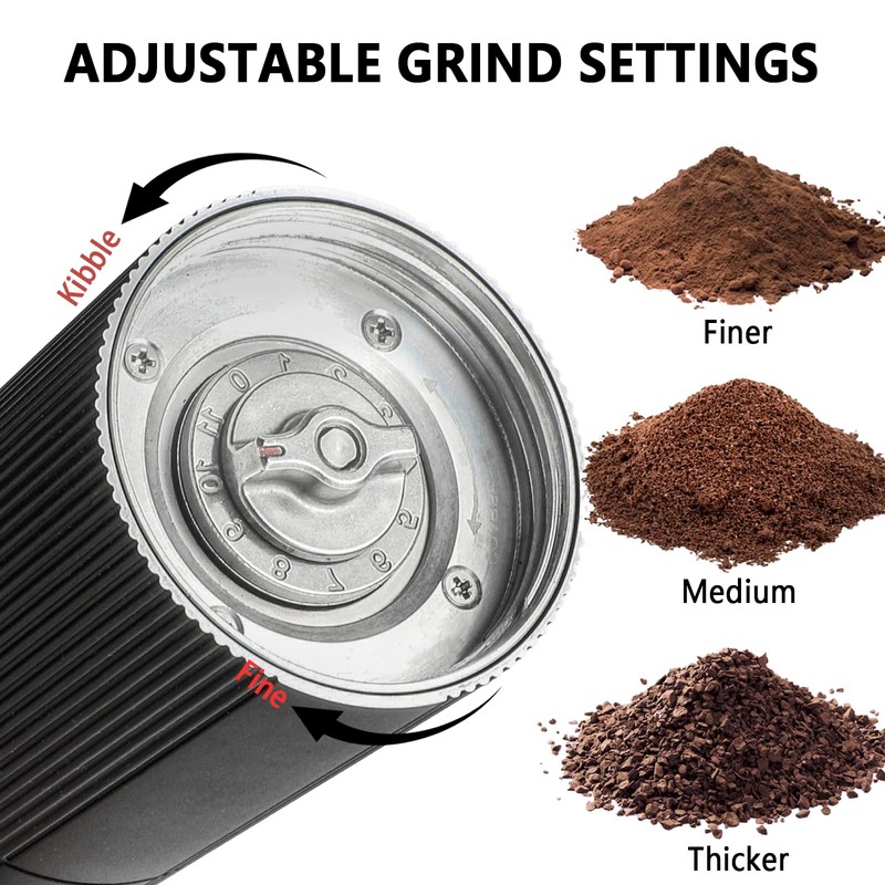 Electric Coffee Grinder Portable Conical Burr Coffee Grinder with 45