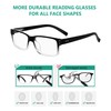 Eyekepper Vintage Reading Glasses for Men - 5 Pack Spring