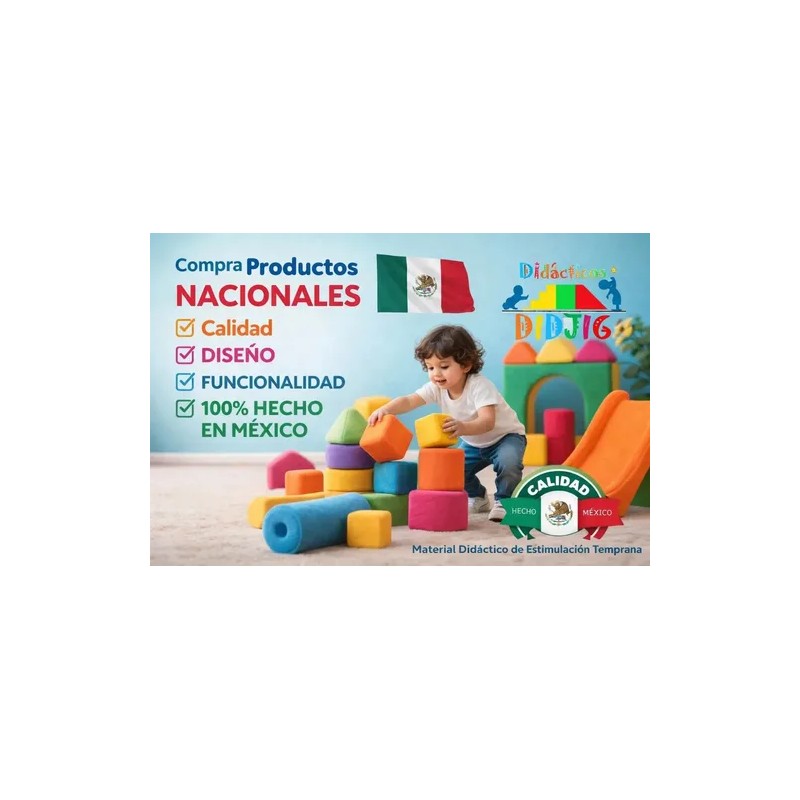 Cubo Montessori En Vinil envió Gratis