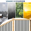 50Pack 36" Aluminum Deck Balusters Round Black Deck Railing Stair