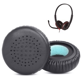 XRHTONG Prime Replacement Ear Pads Compatible with Plantronics Blackwire C3210 C3215 C3220 C3225 Headphones Ear Pads Cushions (Protein Leather/Memory Foam)