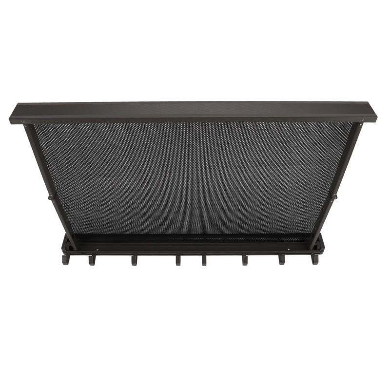 Balcony Clothes Drying Rack Wall Mounted with Mesh Surface Collapsible