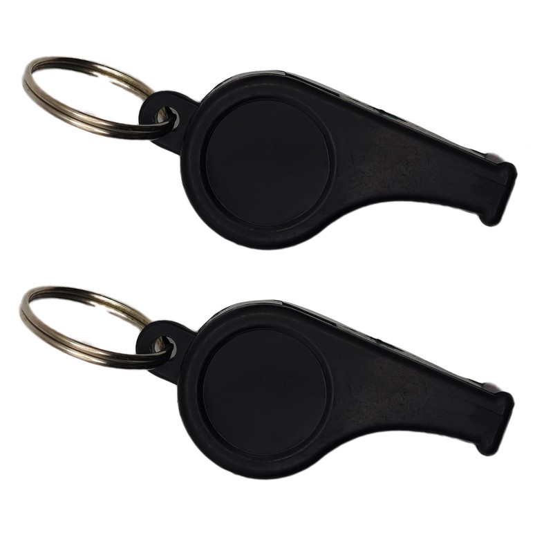 Optimum Plastic Sports Whistles with Lanyard - Coaches and Referees,
