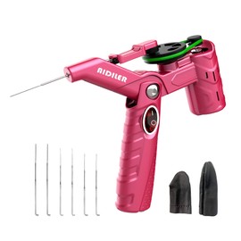 AIDILER Needle Felting Machine Electric Felting Machine Automatic Wool Felting Tool Electric Felting Needles for Craft Feltingl (Hot Pink)