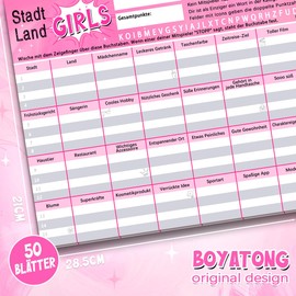 City Country Girls Card Game, Cool Easter Gifts for Teenagers Girls from 9 10 11 12 13 14 Years, Communion Confirmation Youth Confirmation Birthday Gifts Girls, Easter Gifts Girls Evening Games