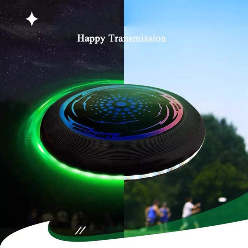 Psqme Disco Volador De Led, Ilumina Flying Frisbee, 23cm