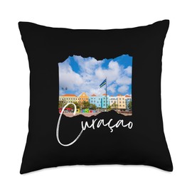 Curaçao / Curacao Throw Pillow