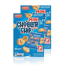 Benton’s Mini Cookie Snack Packs (2 Boxes, Chocolate Chip)