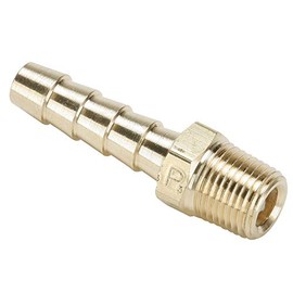 Parker Hannifin 125HBL-5-6-pk10 Hose Barb Fitting, Brass Body, 5/16" Hose Barb x 3/8" Male Thread (Pack of 10)