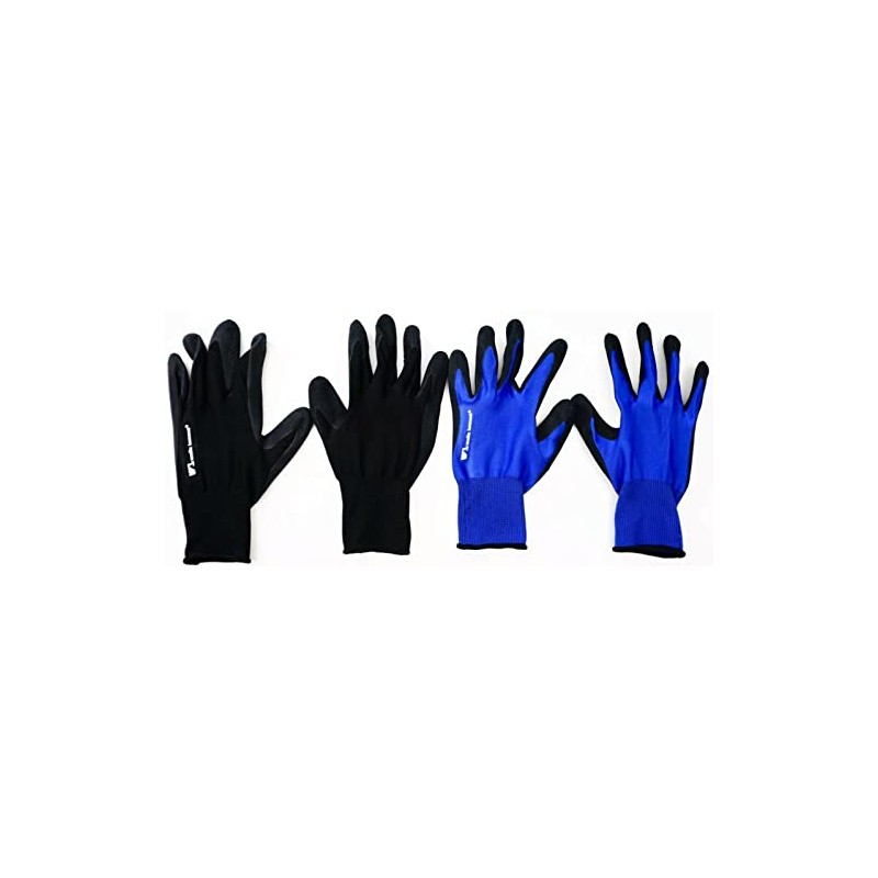 Wells Lamont Men's Antimicrobial Work Gloves Foam Latex Coating Knit