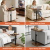 Relahous 360° Swivel TV Tray Table with 0-90° Tilt Top,