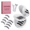 (2 Pair) KS01-4 Newly Upgraded Soft Magnetic Eyelashes - Natural