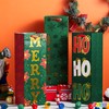JOYIN 12 bolsas de regalo de vino de Navidad, botellas