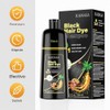 Hair Dye Shampoo Canas Tinte Black