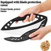 WQHLONGBO 12" Premium Pizza Cutter with Cover,Food Vegetable Chopper,Practical Kitchen