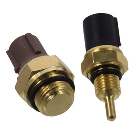 BYOBYO 2Pcs Engine Cooling Fan Switch and Coolant Temperature Sensor Set 37760-P00-003 37870-PJ7-003 for Honda for Acura