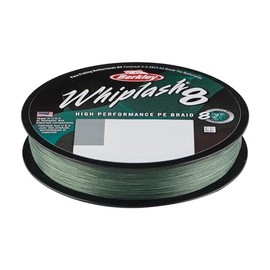 Berkley Whiplash8 Filler Fishing Line (Green, 0.06mm-10.7kg-330yr)