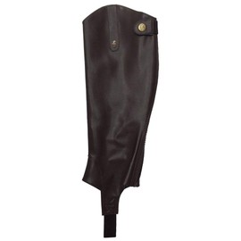 Shires Moretta Synthetic Gaiters Black/Brown - Child Sizes Large, Brown